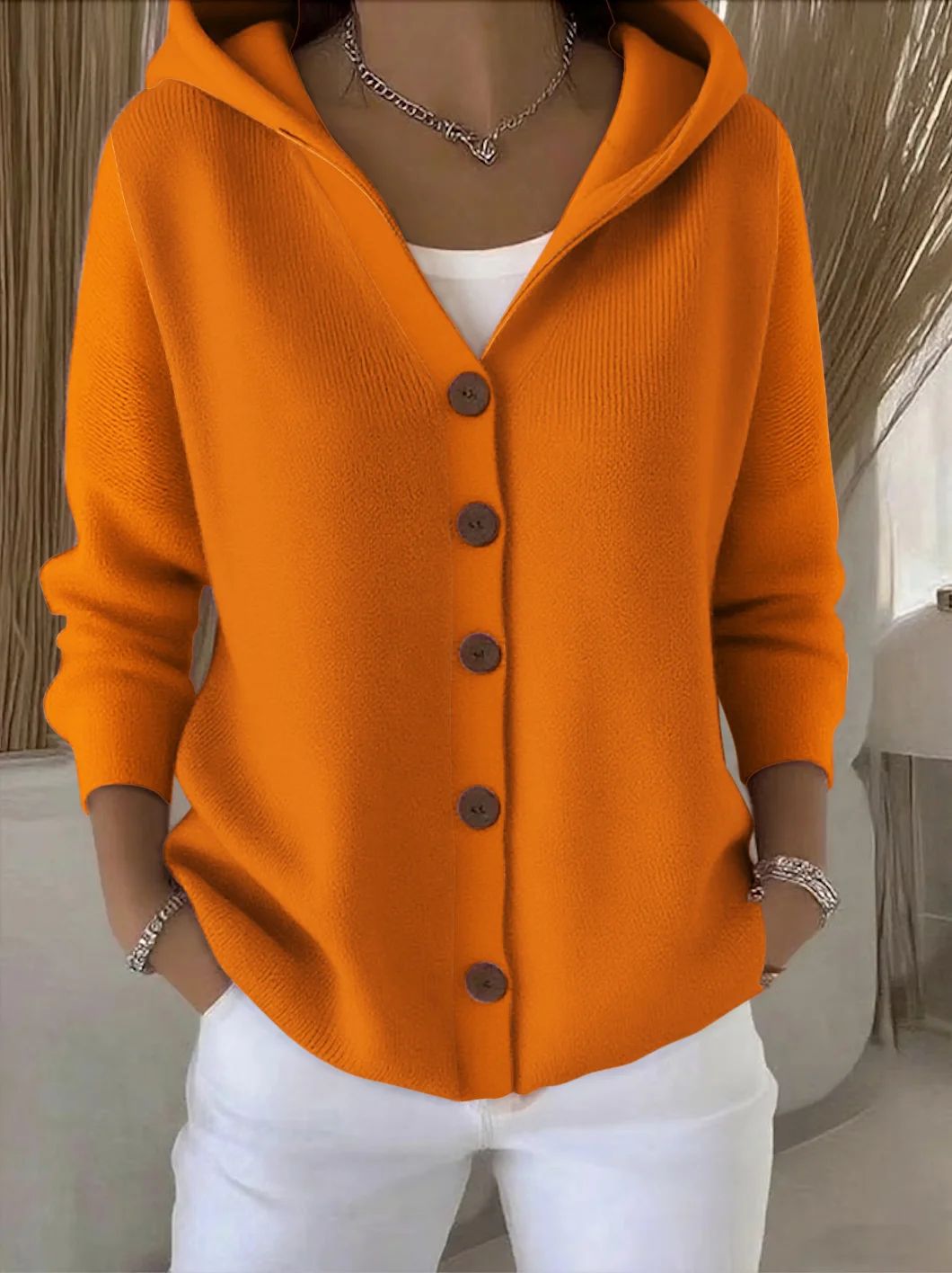 Rocío | Veste en Tricot avec Capuche