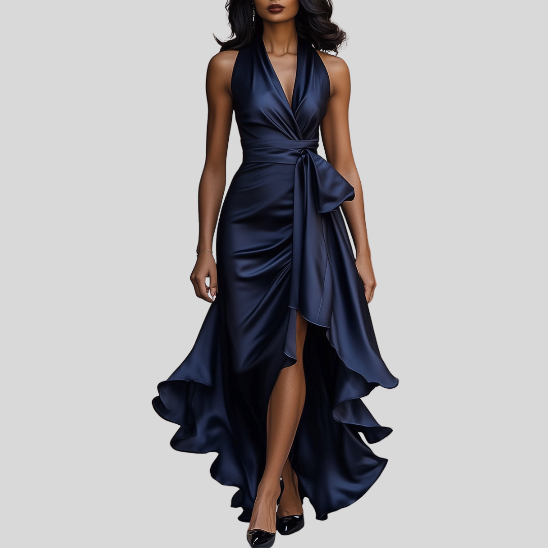 Amelya - Robe Maxi Wrap de Soirée