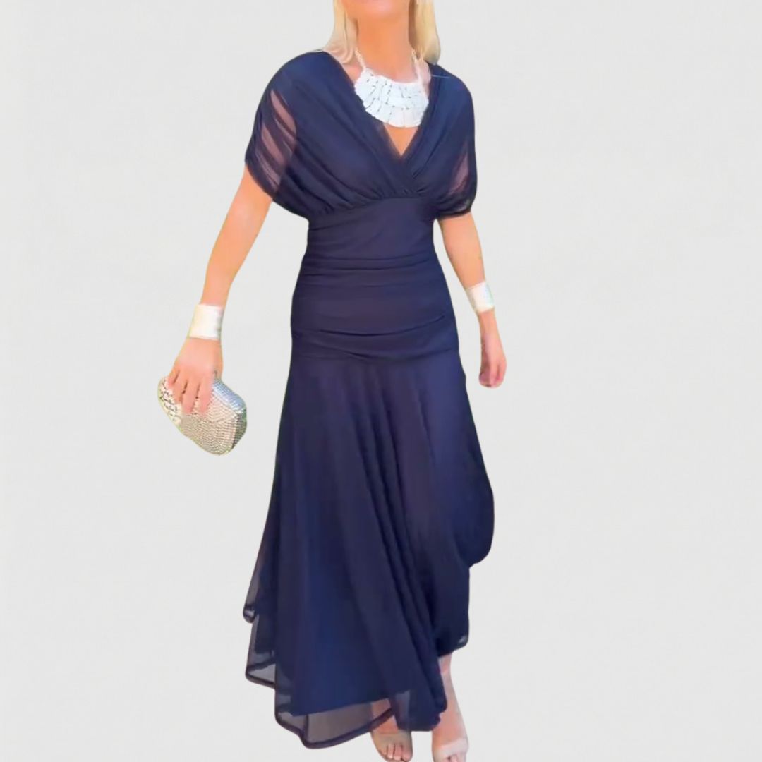 Avery - Robe Bleue Élégante