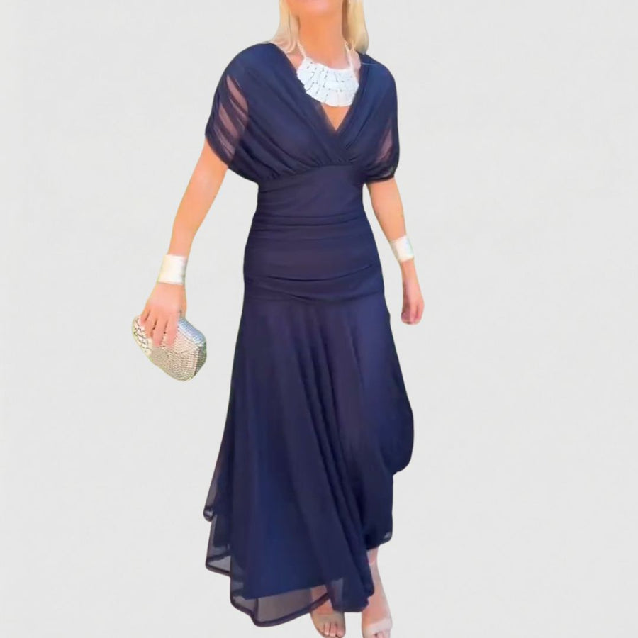 Avery - Robe Bleue Élégante