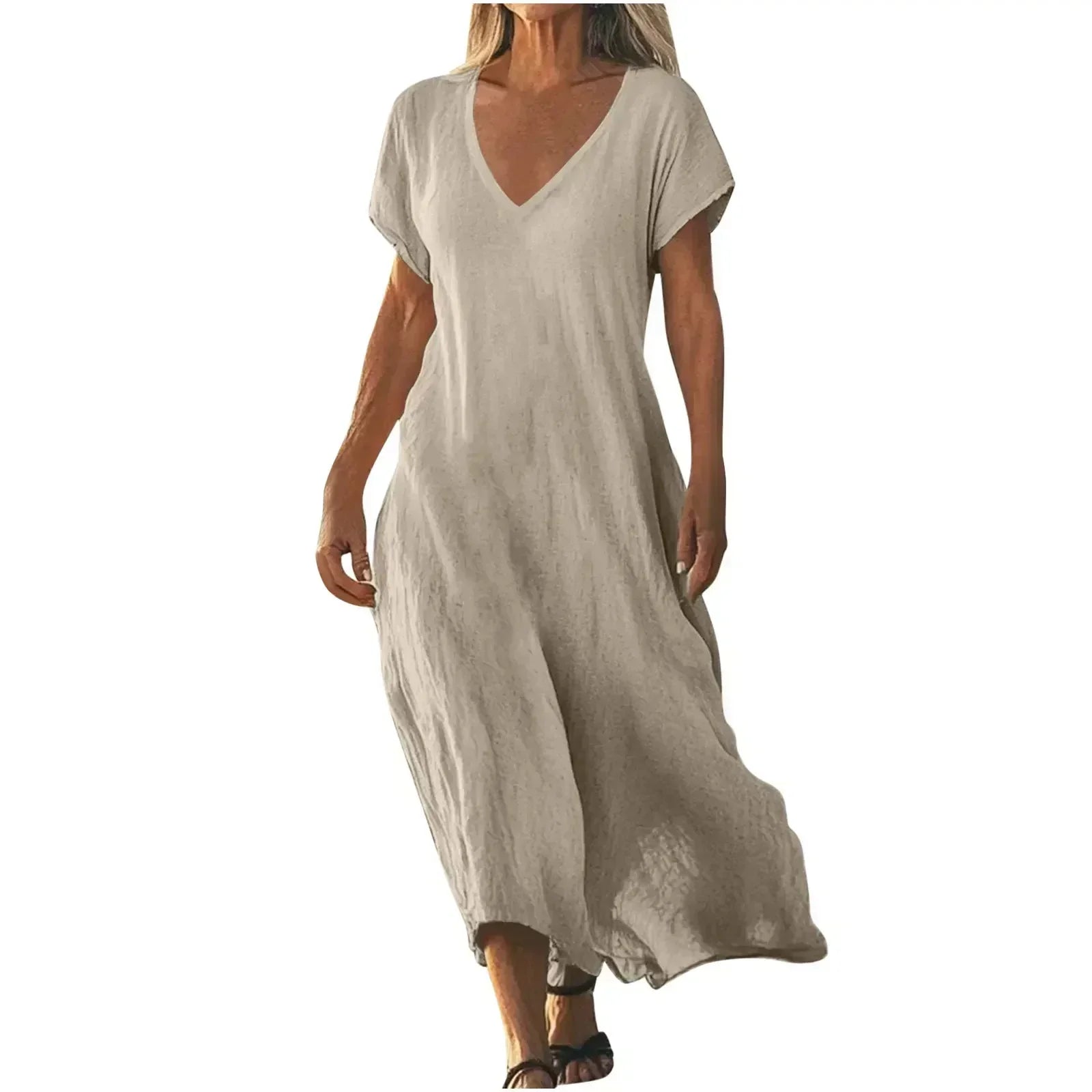 Rosalynn – Robe Maxi d'Été Fluide
