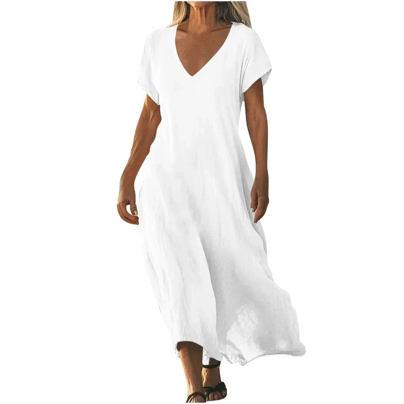 Rosalynn – Robe Maxi d'Été Fluide