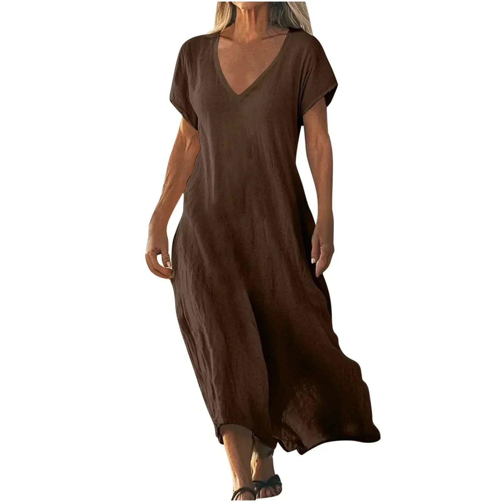 Rosalynn – Robe Maxi d'Été Fluide