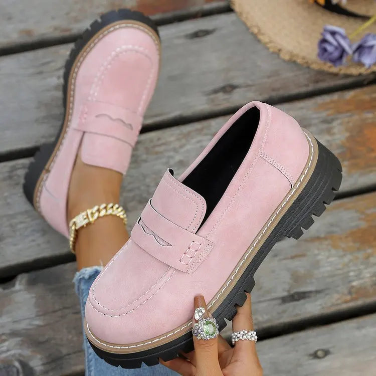 Valérie | Mocassins à semelle crantée