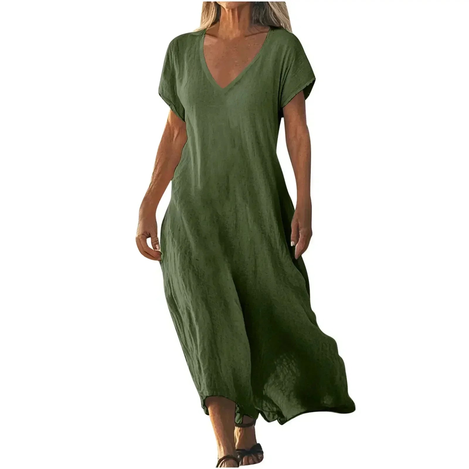 Rosalynn – Robe Maxi d'Été Fluide