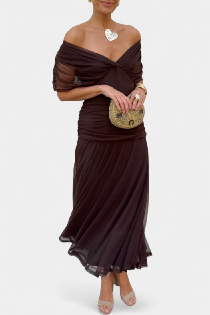 Freya - Robe Florale Viscose Évasée