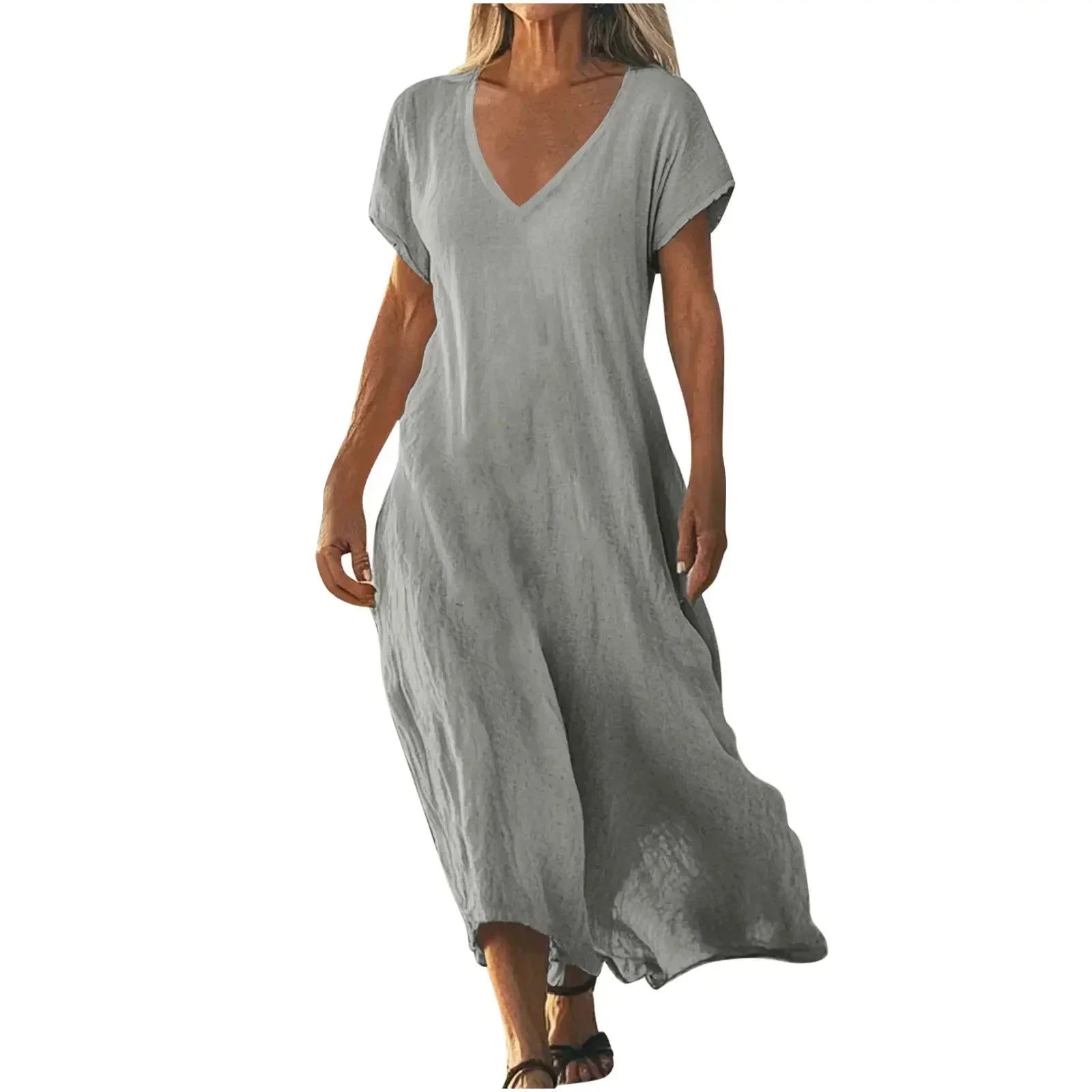 Rosalynn – Robe Maxi d'Été Fluide