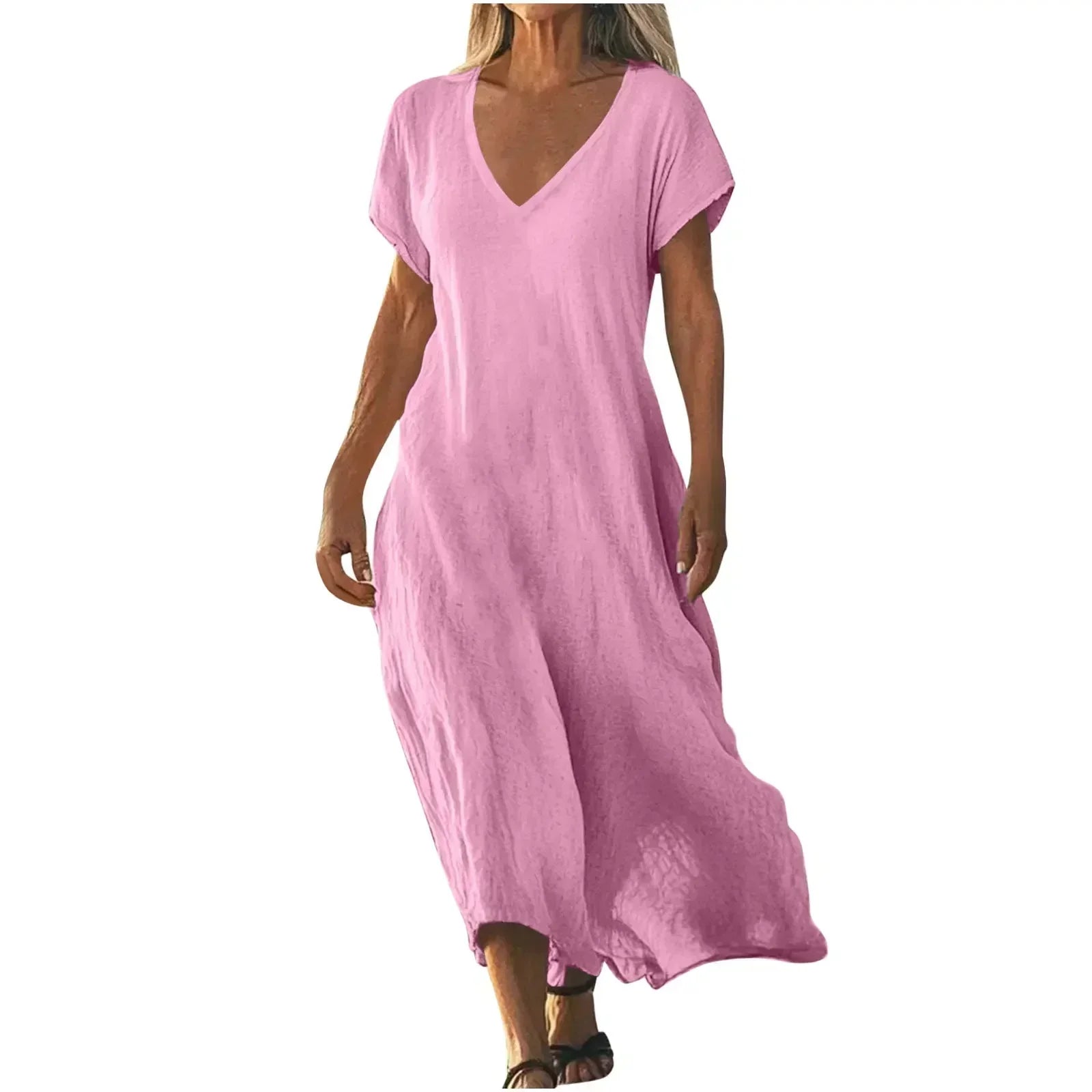 Rosalynn – Robe Maxi d'Été Fluide