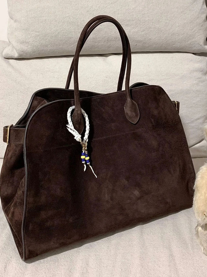 Soera – Sac Cabas Oversized de Luxe Aspect Suède