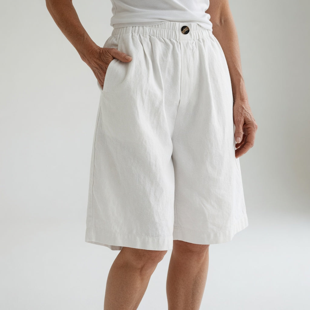 Wandeline™ | Short large taille élastique confort estival naturel