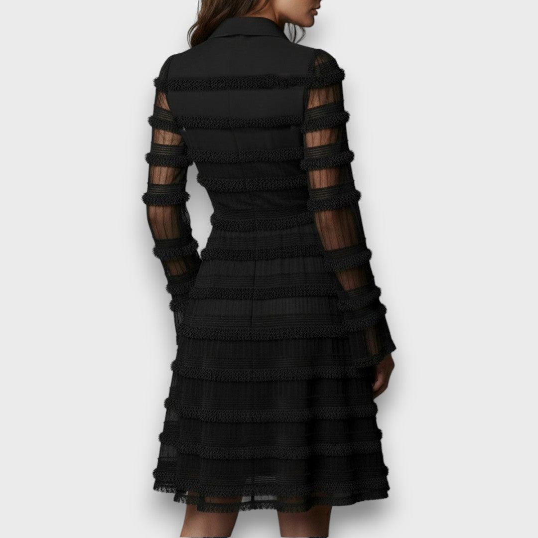 Elodie - Robe Midi Élégante