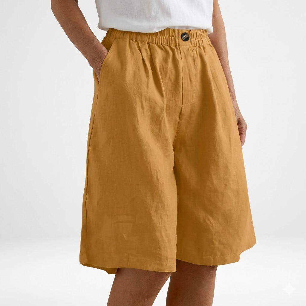 Wandeline™ | Short large taille élastique confort estival naturel
