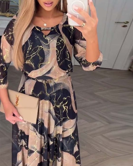 Daisy - Robe en Chiffon Floral Respirant