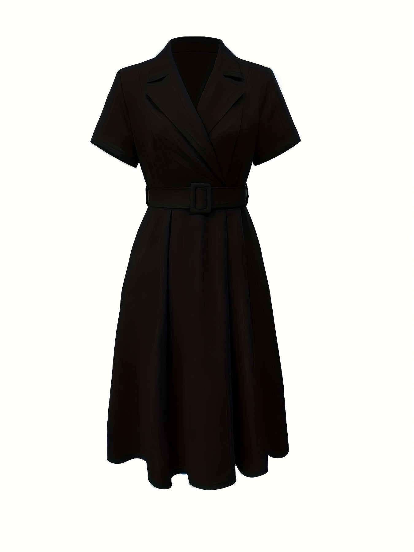 Celina Bloom - Robe A-Line Élégante Noire