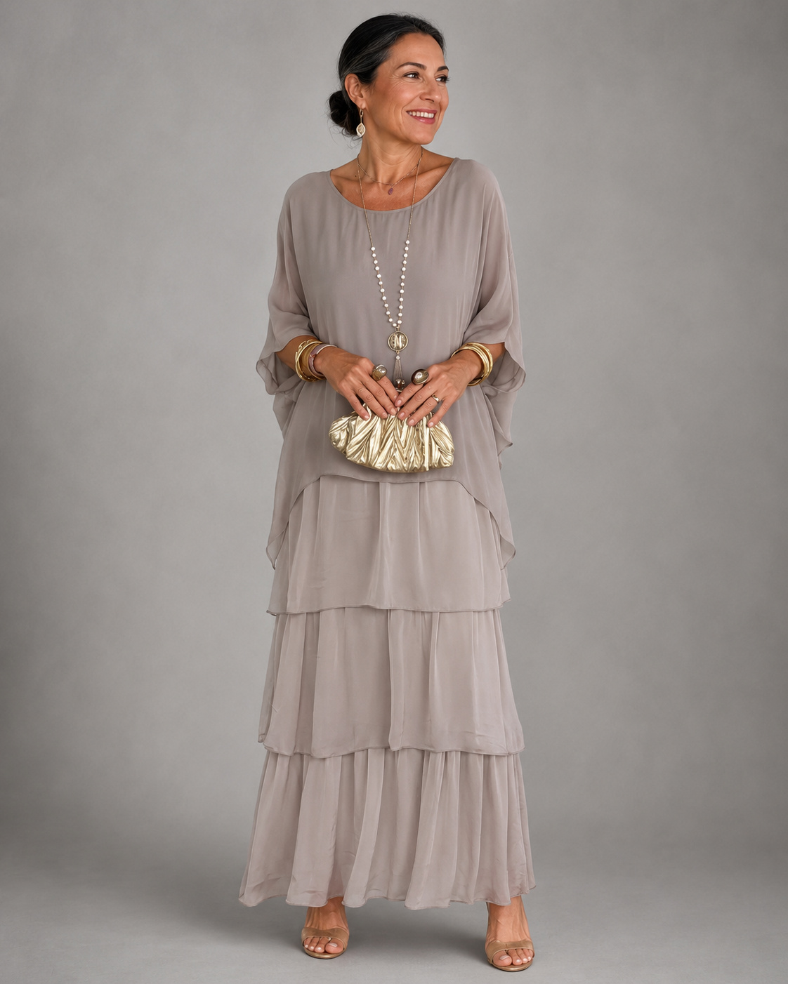 Odile | Robe longue élégante et fluide