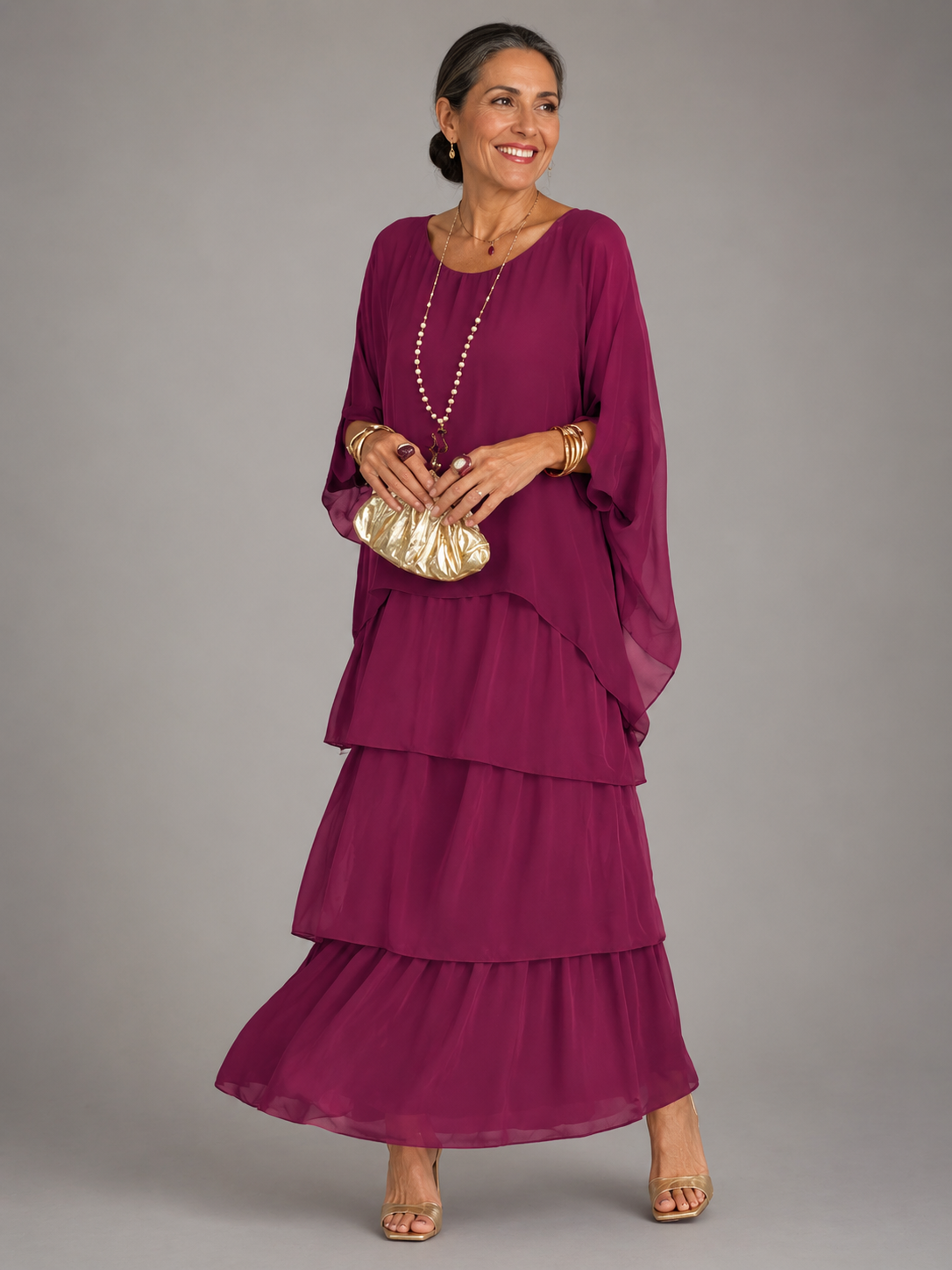 Odile | Robe longue élégante et fluide