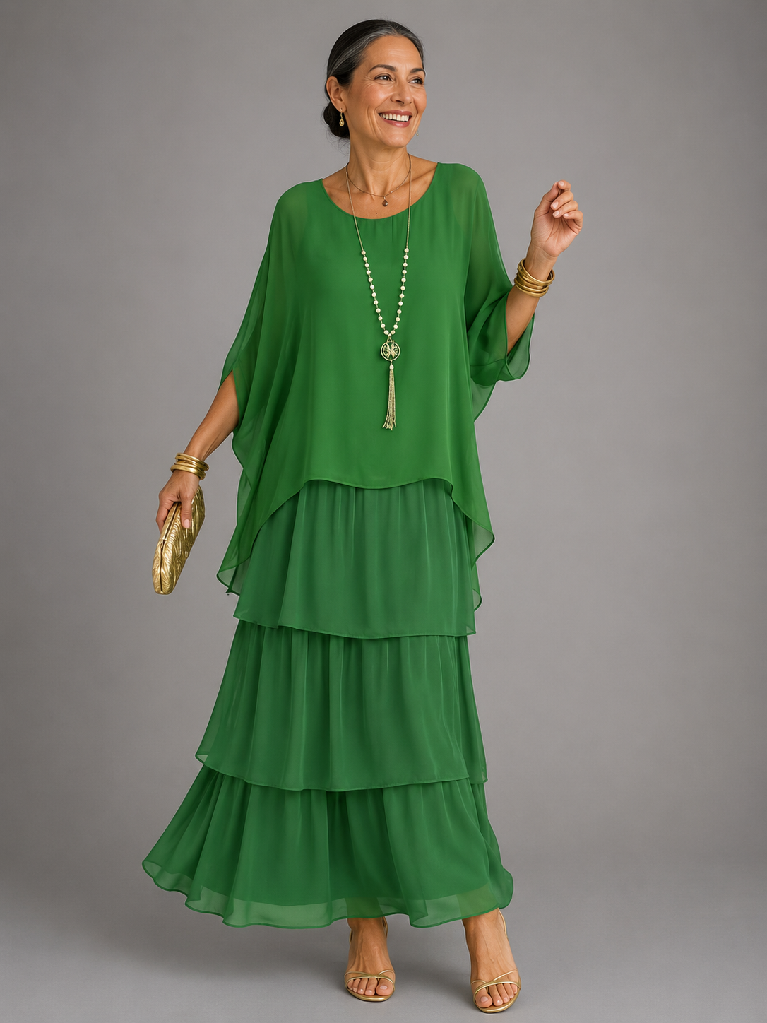 Odile | Robe longue élégante et fluide