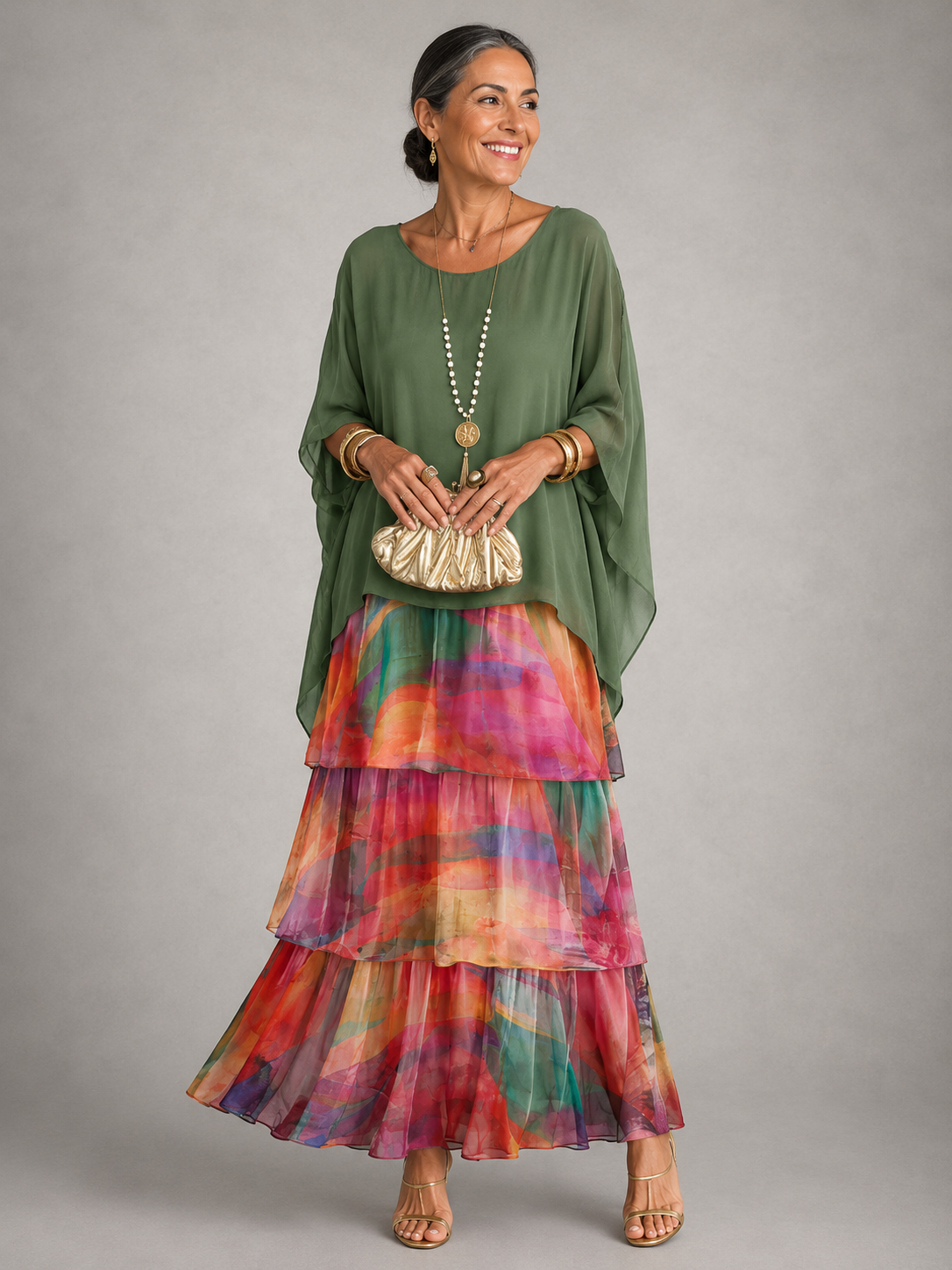 Odile | Robe longue élégante et fluide