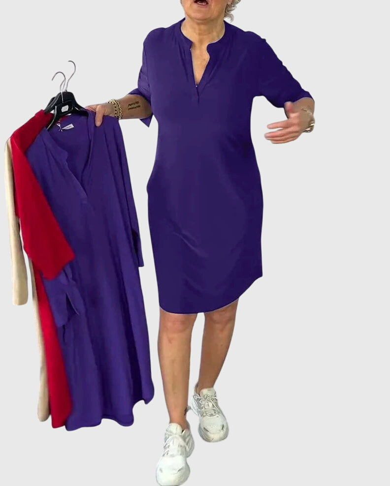 Katherine | Robe V-Cou Unie