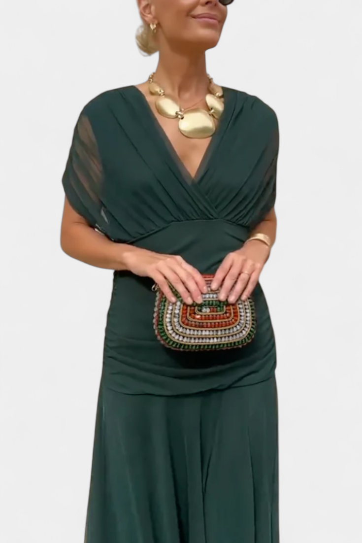 Freya - Robe Florale Viscose Évasée