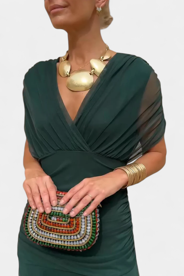 Freya - Robe Florale Viscose Évasée