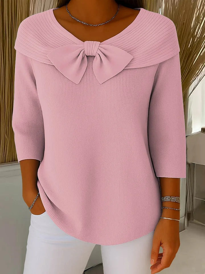 Trinidad | Pull avec Nœud et Col Rond