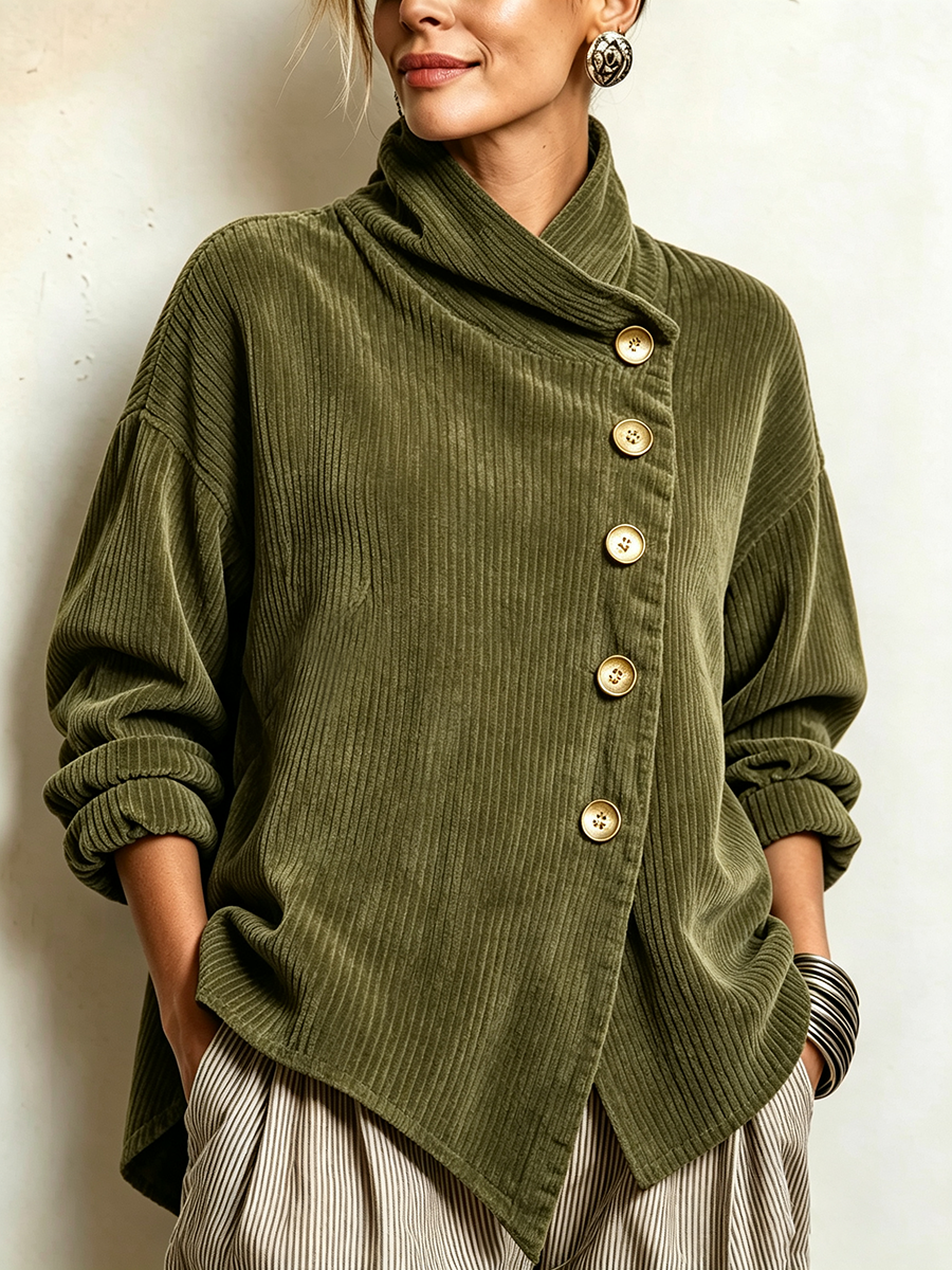 Colette | Pull en Velours Côtelé
