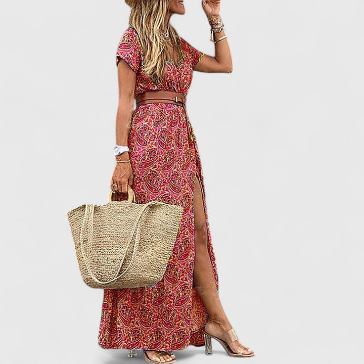 Lorraine | Robe Maxi Boho Élégante