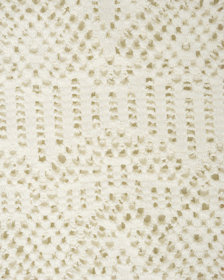 Ensemble trois pièces blanc texturé à armatures